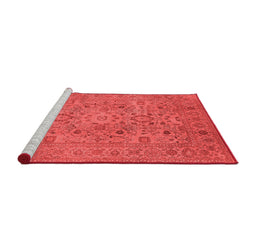 Industrial Red Washable Rugs