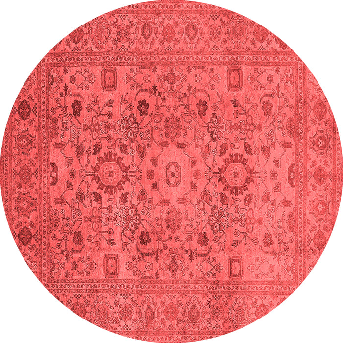Machine Washable Oriental Red Industrial Rug, wshurb3022red
