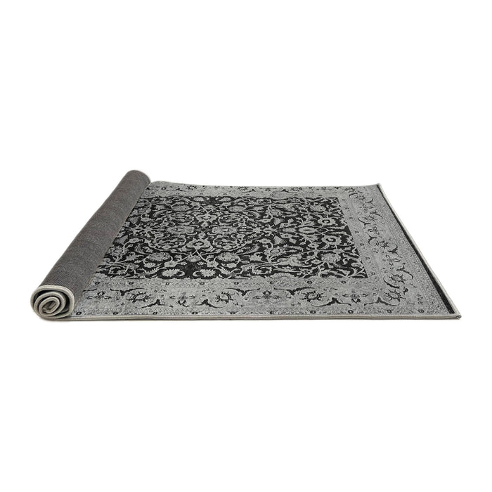 Sideview of Oriental Gray Industrial Rug, urb3023gry