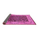 Sideview of Oriental Pink Industrial Rug, urb3023pnk