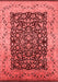 Oriental Red Industrial Area Rugs