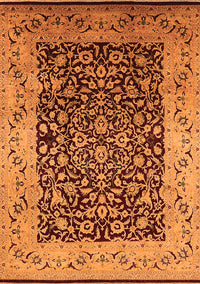 Oriental Orange Industrial Rug, urb3023org