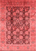 Oriental Red Industrial Area Rugs