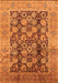 Oriental Orange Industrial Rug, urb3024org