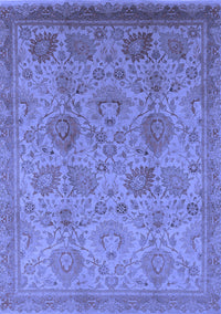 Oriental Blue Industrial Rug, urb3025blu