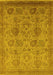 Oriental Yellow Industrial Rug, urb3025yw