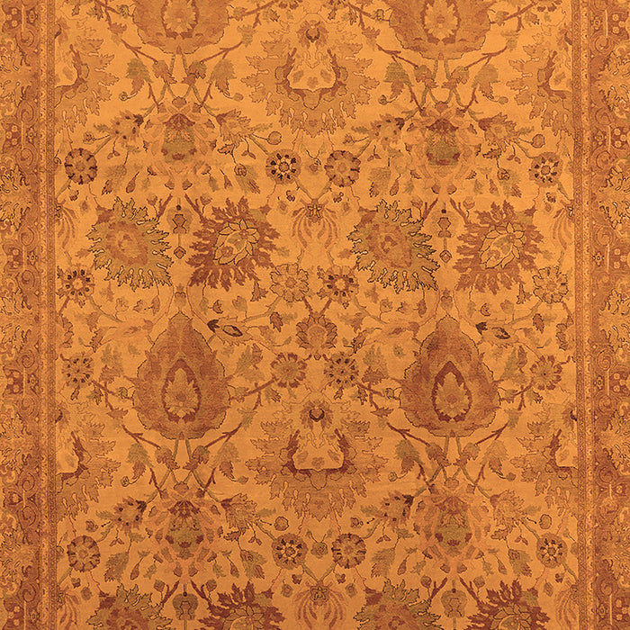 Oriental Orange Industrial Rug, urb3025org