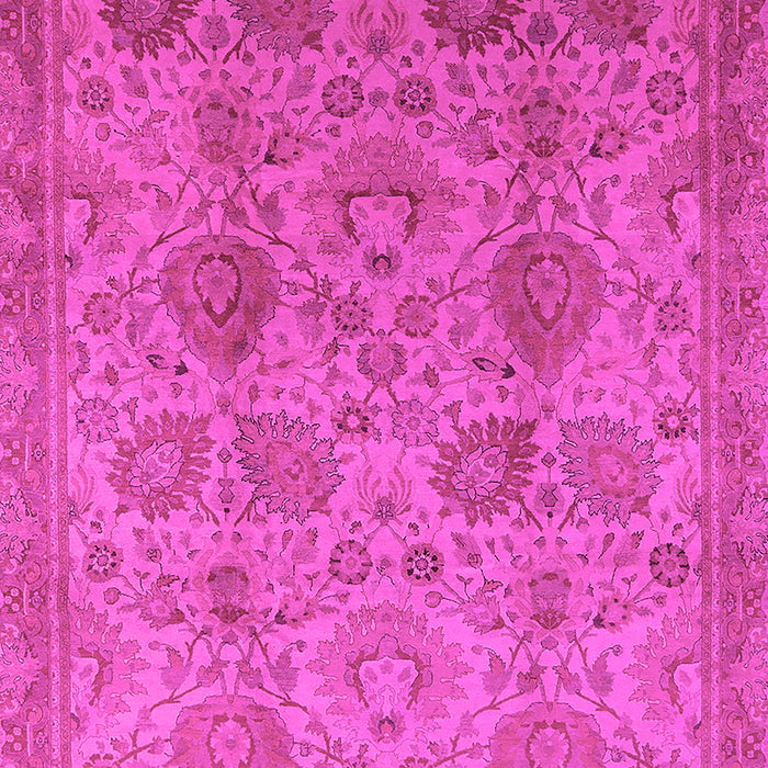 Machine Washable Oriental Pink Industrial Rug, wshurb3025pnk