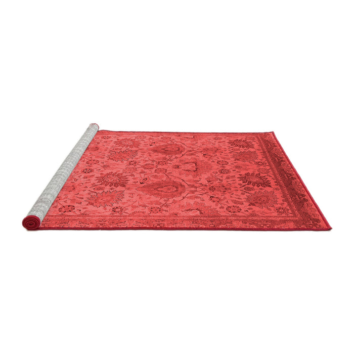 Industrial Red Washable Rugs