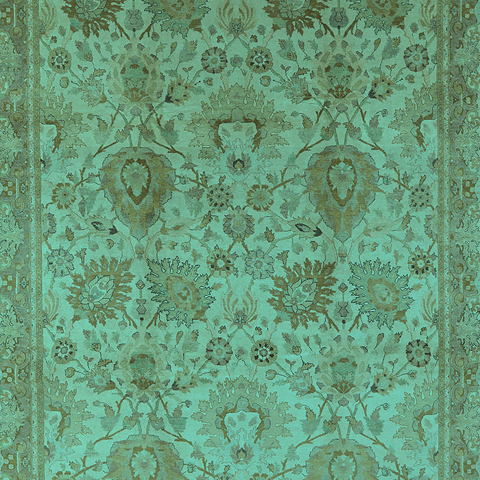 Oriental Turquoise Industrial Rug, urb3025turq