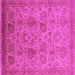 Square Oriental Pink Industrial Rug, urb3025pnk