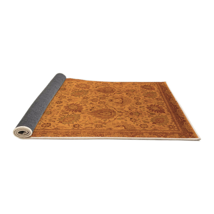 Sideview of Oriental Orange Industrial Rug, urb3025org