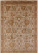 Mid-Century Modern Light Copper Gold Oriental Rug, urb3025