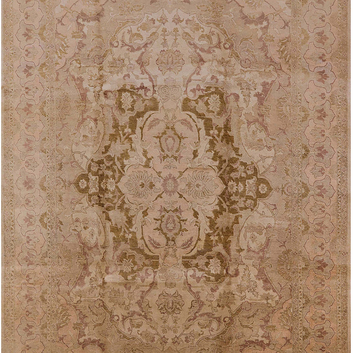 Machine Washable Industrial Modern Light Brown Rug, wshurb3026