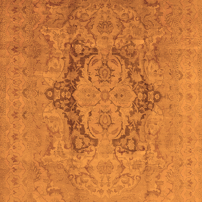 Oriental Orange Industrial Rug, urb3026org