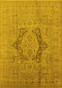 Oriental Yellow Industrial Rug, urb3026yw