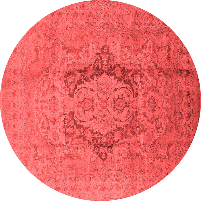 Machine Washable Oriental Red Industrial Rug, wshurb3026red