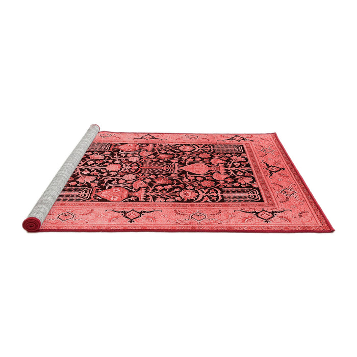 Industrial Red Washable Rugs