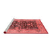 Industrial Red Washable Rugs