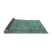 Sideview of Oriental Light Blue Industrial Rug, urb3028lblu