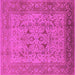 Square Oriental Pink Industrial Rug, urb3028pnk