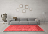 Machine Washable Oriental Red Industrial Rug, wshurb3028red