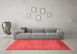 Industrial Red Washable Rugs