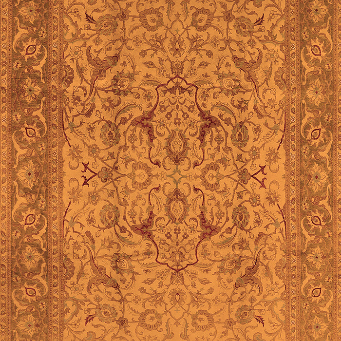 Oriental Orange Industrial Rug, urb3028org