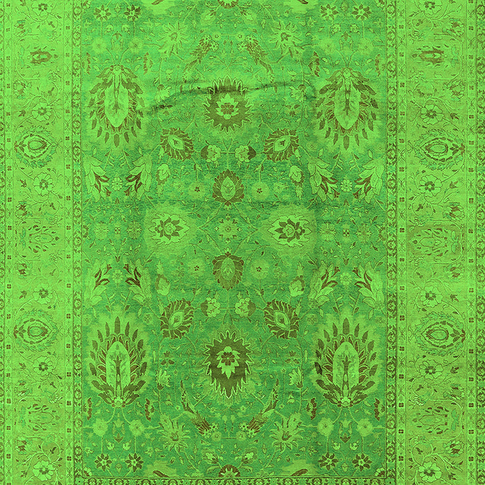 Oriental Green Industrial Rug, urb3029grn