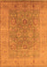 Machine Washable Oriental Orange Industrial Area Rugs, wshurb3029org