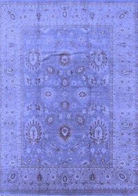 Oriental Blue Industrial Rug, urb3029blu