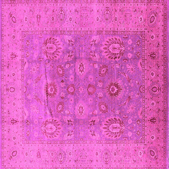 Square Oriental Pink Industrial Rug, urb3029pnk