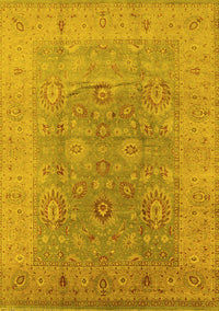 Oriental Yellow Industrial Rug, urb3029yw