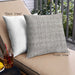 Front View of Mid-Century Modern Urban Square Rice Beige Throw Pillow, 18 inch by 18 inch, pwurb302
