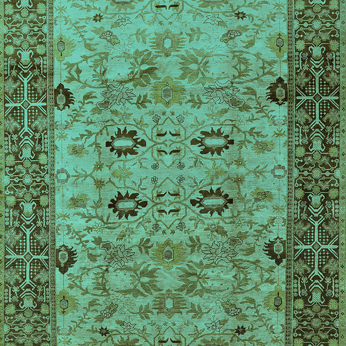 Oriental Turquoise Industrial Rug, urb3030turq