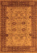 Machine Washable Oriental Orange Industrial Area Rugs, wshurb3030org