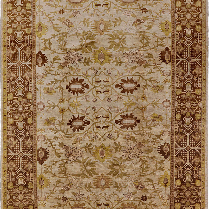 Mid-Century Modern Mahogany Brown Oriental Rug, urb3030