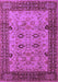 Machine Washable Oriental Purple Industrial Area Rugs, wshurb3030pur