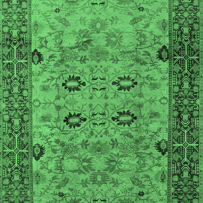 Oriental Emerald Green Industrial Rug, urb3030emgrn