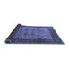 Sideview of Oriental Blue Industrial Rug, urb3030blu