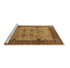 Sideview of Machine Washable Oriental Brown Industrial Rug, wshurb3030brn