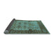 Sideview of Oriental Light Blue Industrial Rug, urb3030lblu