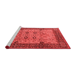 Industrial Red Washable Rugs