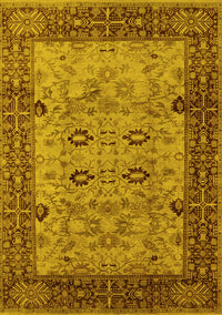 Oriental Yellow Industrial Rug, urb3030yw