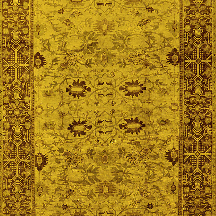 Oriental Yellow Industrial Rug, urb3030yw