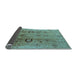 Sideview of Oriental Light Blue Industrial Rug, urb3031lblu