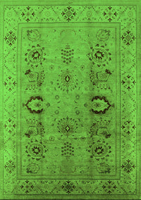 Oriental Green Industrial Rug, urb3031grn