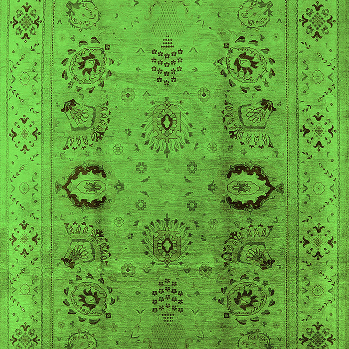 Oriental Green Industrial Rug, urb3031grn