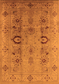 Oriental Orange Industrial Rug, urb3031org