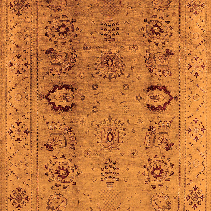 Oriental Orange Industrial Rug, urb3031org